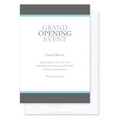 Blue Gray Grand Opening Invitation